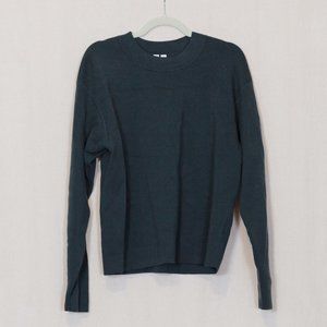Uniqlo wool blend high crew neck sweater